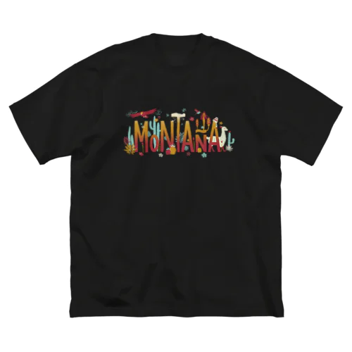 La Montaña（背景透明） ビッグシルエットTシャツ