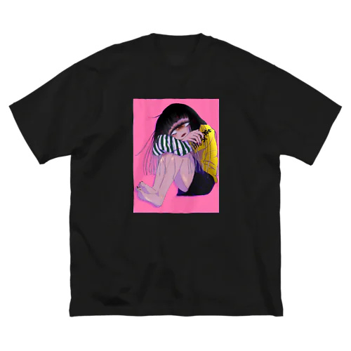 テヘペロ(ピンク) ビッグシルエットTシャツ