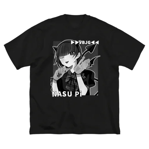 小悪魔NASUPi Tシャツ(モノクロ) ビッグシルエットTシャツ