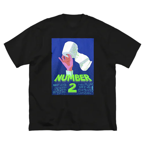 NUMBER2  ビッグシルエットTシャツ