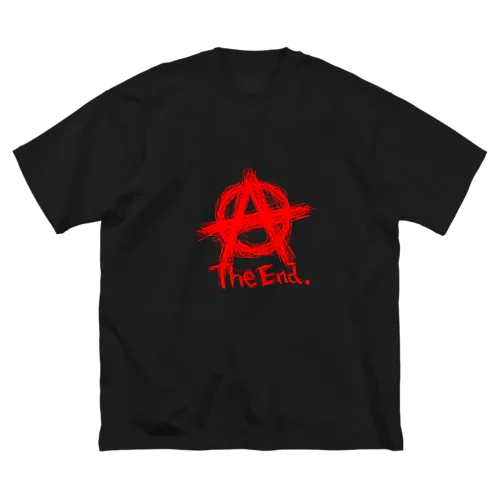 サークルA-THEEND(赤文字) ビッグシルエットTシャツ