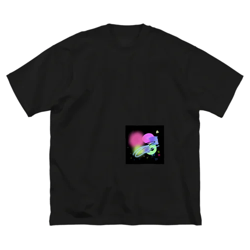 neon△▫◾︎。!!!▫ ビッグシルエットTシャツ