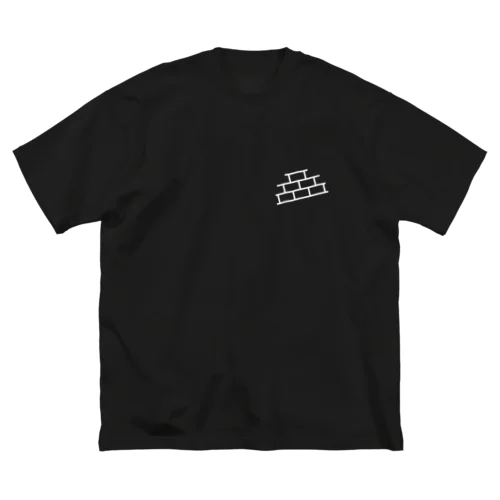 採石地マーク ビッグシルエットTシャツ