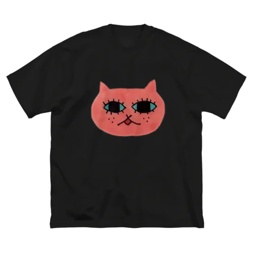 ピンクねこちゃん ビッグシルエットTシャツ