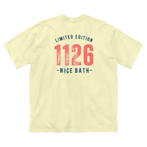 NICE BATH（両面） Big T-Shirt