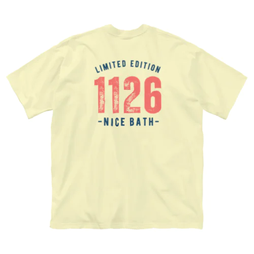 NICE BATH（両面） ビッグシルエットTシャツ