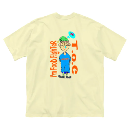 I'm FooD FighTeR from T.o.C ビッグシルエットTシャツ