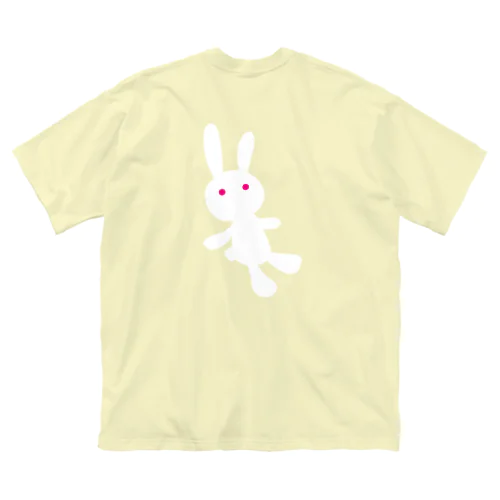 赤目の白うさぎ ビッグシルエットTシャツ