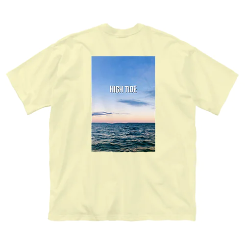 HIGH TIDE バックプリント ビッグシルエットTシャツ