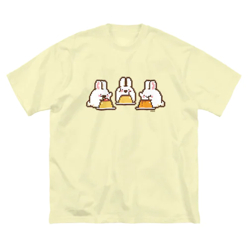 ドコドコやわらかプリン ビッグシルエットTシャツ