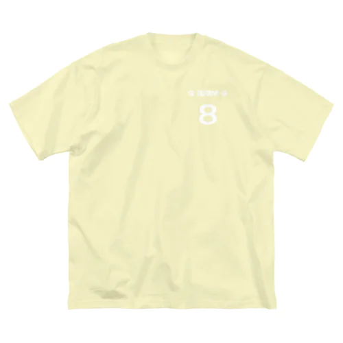 わんこチーム　8番 ビッグシルエットTシャツ