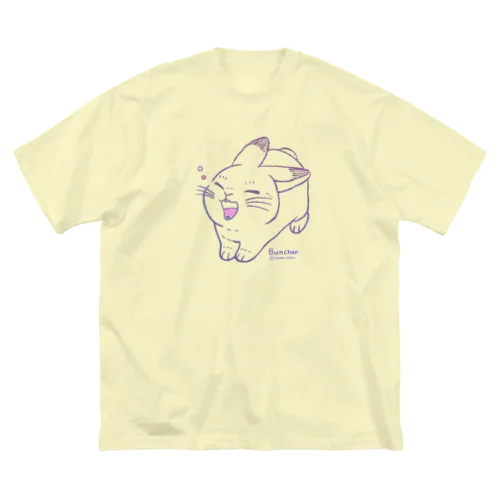 あくびぶんちゃん ビッグシルエットTシャツ