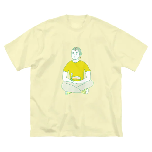 カレーを食べる ビッグシルエットTシャツ