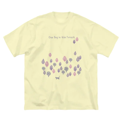 或る日の森(パープル系) Big T-Shirt