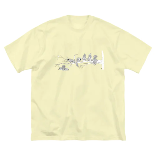 モモンガの枝 ビッグシルエットTシャツ