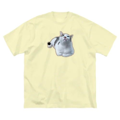 トラミ兄ちゃん（ベージュ系）nekousagi*∩..∩ロゴ入り ビッグシルエットTシャツ