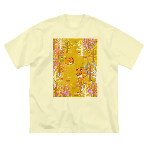 ★きつねの森★ ビッグシルエットTシャツ