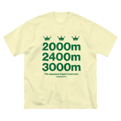 牡馬三冠レース ビッグシルエットTシャツ