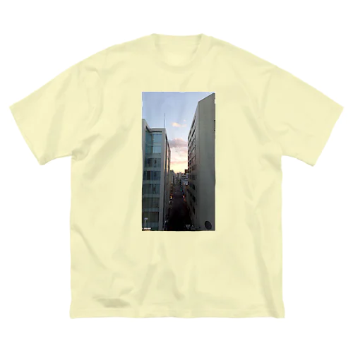 ビルとビルの間から Big T-Shirt