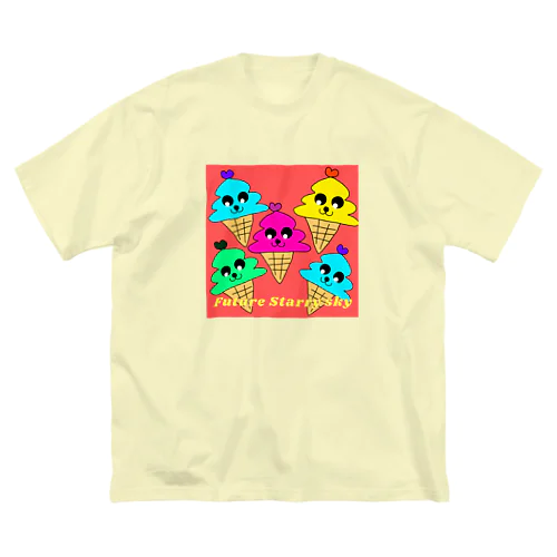 ソフトクリーム🍦 ビッグシルエットTシャツ