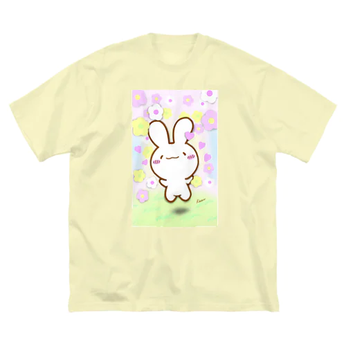 春だよけあうさ ビッグシルエットTシャツ