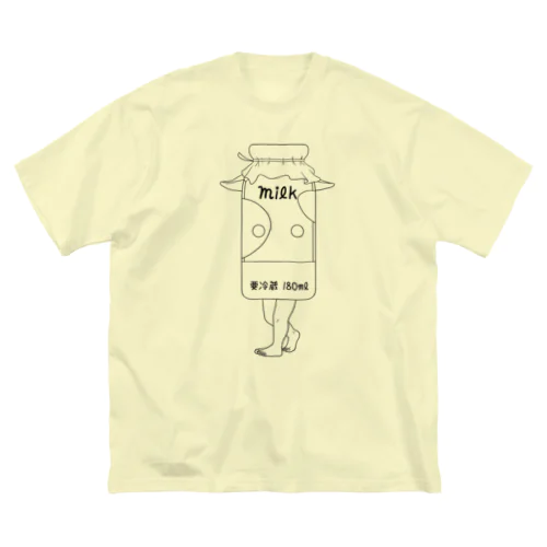 足の生えた牛乳瓶 Big T-Shirt