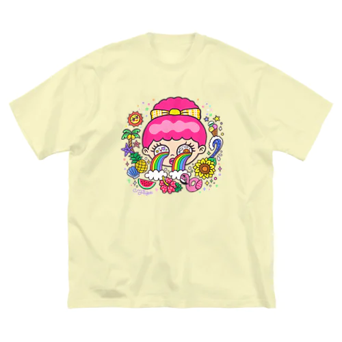 Summer Power ビッグシルエットTシャツ