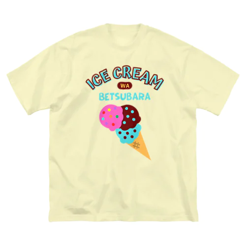 アイスクリームはベツバラ ビッグシルエットTシャツ