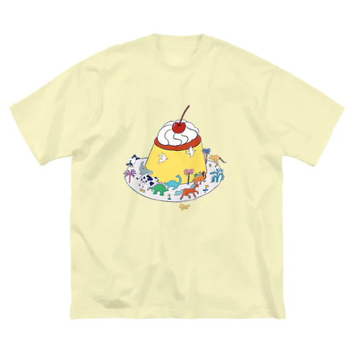 プリン　動物 ビッグシルエットTシャツ