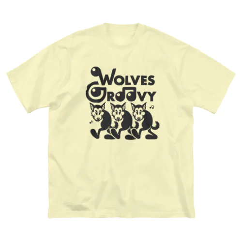 ﾃﾞｶWOLVEs GROOVYロゴT Big T-Shirt