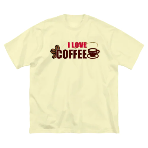 I LOVE COFFEE  ビッグシルエットTシャツ