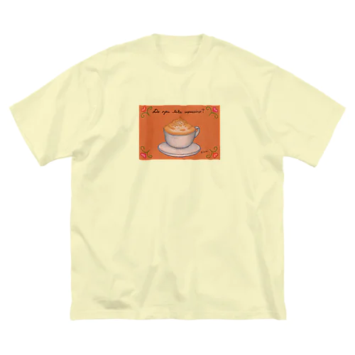 capuccino ビッグシルエットTシャツ