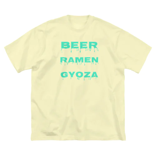 ビール・ラーメン・餃子のゴールデントライアングル Big T-Shirt