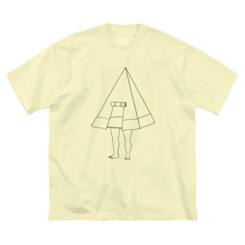 足の生えたテント ビッグシルエットTシャツ