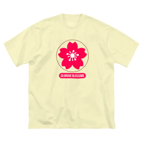 ラグビー日本代表　桜エンブレム ビッグシルエットTシャツ