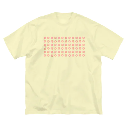 ストロベリーチョコレートドーナツ大量に作りました ビッグシルエットTシャツ