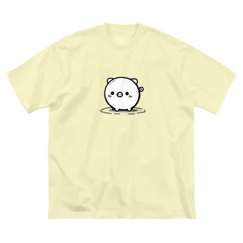 まんまる🐷ぶたちゃん😍 ビッグシルエットTシャツ