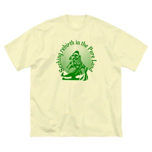 欣求浄土h.t.（green） ビッグシルエットTシャツ