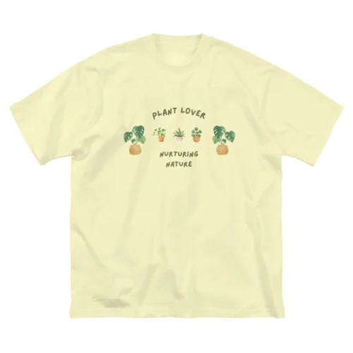 植物愛好家 ビッグシルエットTシャツ