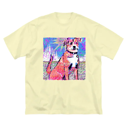 POPなDOG ビッグシルエットTシャツ