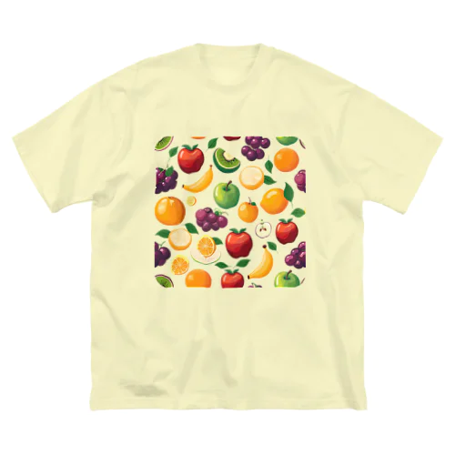 果物柄　#001 ビッグシルエットTシャツ