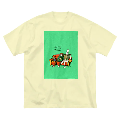 Good things come to those who wait. ビッグシルエットTシャツ