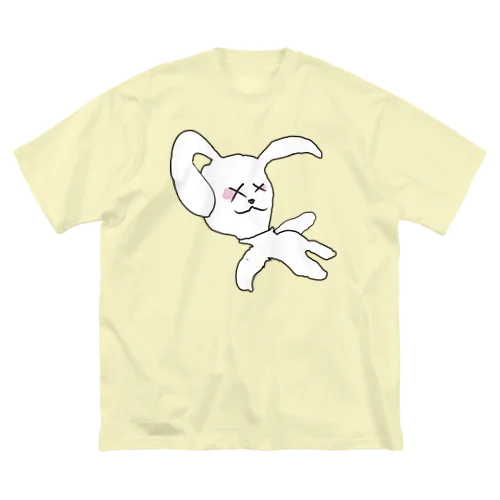 居眠りウサギ君 ビッグシルエットTシャツ