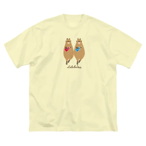 Lelebaras カピバラのウクレレ兄弟 Big T-Shirt