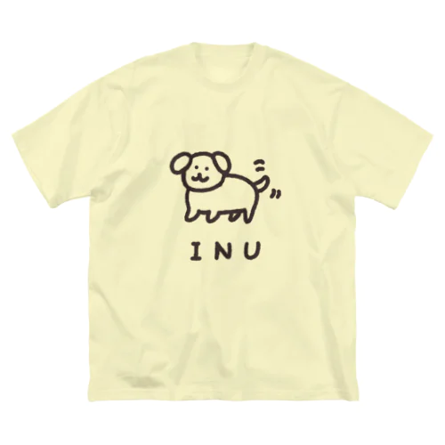  丸っこいわんちゃん ビッグシルエットTシャツ