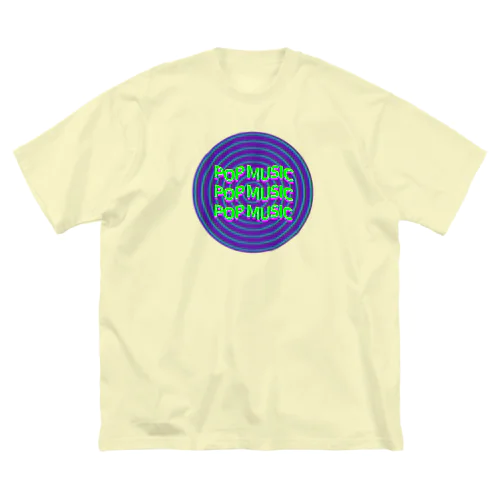 POP MUSIC ビッグシルエットTシャツ