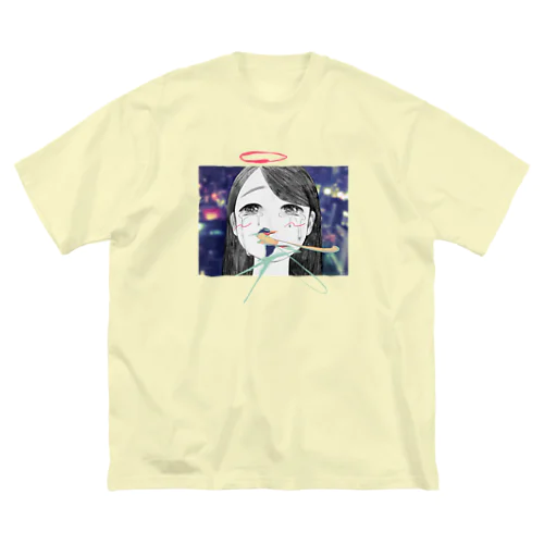 それは天使も泣くわな～ ビッグシルエットTシャツ