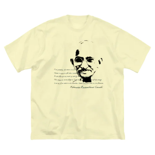 GANDHI ビッグシルエットTシャツ