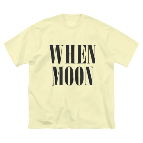 WHEN MOON ビッグシルエットTシャツ