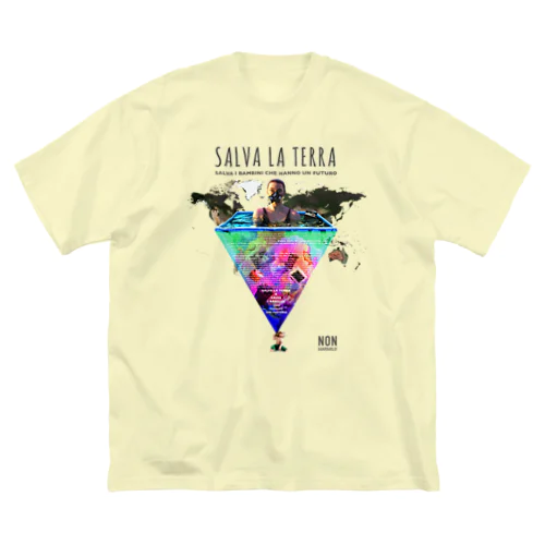 SALVA LA TERRA ビッグシルエットTシャツ